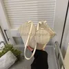 Beach Bags Summer High Capacity Bag for Women 2023 New Korean Edition Simple Shoulder Bag Fashion Grass Woven Handheld Women's Bag Tote Bagstylishdesignerbags