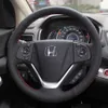 Coperchio di ruota dello sterzo per auto in pelle sintetica per Honda CRV CRV 2012 2013 2014 2015 2016 J220808241H