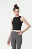 Réservoir de yoga top top pour femmes en forme de fitness sans manches