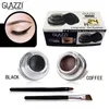 Oogschaduwer combinatie eyeliner smicht niet en vervaagt schaduwlijm vaste crème 2 in 1 zwart bruin waterdichte longlasting 230812