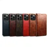 Leather Case Protect Cover Stand Flip Wallet Cases For iPhone 15 14 13 12 Mini 11 Pro Max X XR XS Max 7 8 6 6s Plus