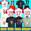 Voetbalshirts 23 24 GRAVENBERCH SANE DE LIGT MULLER DAVIES KIMMICH Voetbal TOP Shirts Heren Kinderkit COMAN 2023 2024 Uniform Fans Speler