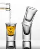 Weingläser schwerer Basis -Glas -Wodka -Mini -Tassen für Likör -Doppelseite Cordial Tequila klein 230812