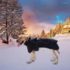 Hundebekleidung Wintermäntel Winddichte warme Manteljacke reflektierend weiche Haustierweste Regenmantel für kleine mittlere große Rassen kalt