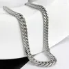 Chains Titanium Steel Basic Necklace For Men And Women's Ins Minimalist Collarbone Chain Trendy Brand Versatile In Cuba Hiphop