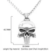Colliers pendants Odin Viking Collier Skull Nordic Men's Fashion en acier inoxydable Vintage Amulet Scandinave Jewelry Gift