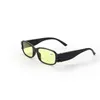 Illuminated with lights UV LED cash verification light night vision mirror presbyopic glasses white yellow screen