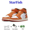 1s UNC Toe Mens Basketball Shoes Washed Pink Lost Found Gorge Lucky Green StarFish Bred Patent Dark Mocha Royal Palomino University Women Trainers Sports Sneaker