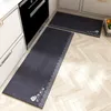 Teppichküchenbodenmatte Nonslip Gummi Long absorbierende Trocknungsmatten Nappa Leder -Eingangs Fußmatte Teppich Alfombra Tapis 230812
