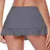 Shorts actifs jupe de natation féminine haute