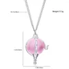 Pendant Necklaces Pink Crystal Heart Of Kandrakar Classic Luxurious Cosplay Necklace W.I.T.C.H. Series Jewelry Christmas Gift