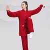 Vêtements ethniques 2023 Arts martiaux Ensemble Wushu Uniforme Kungfu Costume Costume de guerrier chinois Swordsman Tai Chi Ta1881