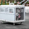 Cat Carriers Transporter Wheels Large Space Cats Carry Bag Travel Breathable Cage Dog Unique Outdoor Pets Kedi Malzemeleri Pet Supplies