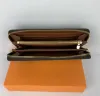 ホルダー豪華なデザイナーウォレットレディースメンズクレマンスウォレットカードホルダー2024新しい財布フラワーM42616 N61264エンボス加工最高品質のコイン財布