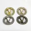 Letter Design Earings Stud Circle Simple Hoop Earring New Elegant Fashion Earrings designer for Women Top Quality Option