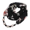 Шарфы модные женщины подвесной шарф ожерелье женская любимая женская аксессуары бохо