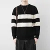 Men's Sweaters Winter Warm Sweater Men Trend Stitching Turtleneck Mens Pullover Thick Slim Fit Tops Knitted Jumper 2023