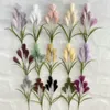Fiori decorativi di seta artificiale piuma canne pampas rami bouquet per feste di nozze decorazione da giardino di canne fiore finte piante