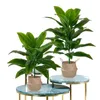 Greante floral falsa 85cm 30 folhas plantas tropicais de artifícios tropicais grandes plantas artificiais de palmeira falsa deixa folhagem de plástico para decoração de jardim em casa 230812