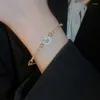 Bangle 2023 Koreansk utsökt rund sömnad armband elegant enkla mode kvinnors smycken