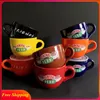 Mugs Friends TV Show Central Perk Big Mug 330 - 650 ml Coffee Tea Ceramic Cup Friends Cappuccino Mug Christmas Gifts For Friends 230812
