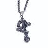 Pendant Necklaces Vintage Mens Dragon Skull Cross Stainless Steel Necklace Jewelry Chain Accessories Items