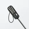 Guarda -chuvas 10k Automático Ruasta de dobragem reversa com tiras reflexivas chuva para homens Mulheres revestimento preto