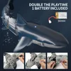 ElectricRC Animals 24g Remote Control Shark Toys Swimming Badrum Bad Båt Båt Kids Boys Cool Submarine 230812