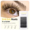 Ciglia false in massa di Masscaku 10caseslot 3dw a forma di arricciatura ciglia fatte a mano Light Light Light Natural Lashes Cross Cross 230812