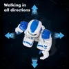 Animais ElectricRC Combate mecânico Early Education Robot Robô Inteligente Sensor infravermelho de canto elétrico Toys de controle remoto infantil 230812