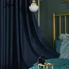 Tende trasparenti blackout solido per camera da letto lungo soggiorno porte moderne blinds thermal rideaux trattamento personalizzato 230812