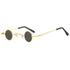 Ultra kleine Sonnenbrille Herren- und Frauenmodellierung Mini Round Frame Prince's Punkgläser Hip Hop Sonnenbrille