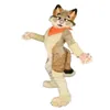 Yüksek kaliteli güzel köpek tilki maskot kostümü yürüyüş cadılar bayramı takım elbise büyük etkinlik kostüm takım elbise parti elbise