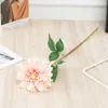 Kwiaty dekoracyjne 10pcs symulacja Dahlia Branch Silk Flower Wedding Hall