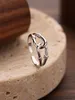 2023 Fashionable European and American Hot Selling S925 New Style and Button Hollow Simple Women's Ring Ring Versatile