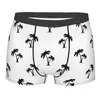 Palmas de los calzonas tropicales Boxer Boxer Boxer Shorts Porties Humor Avistable para Male S-XXL