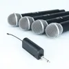 Microfones Microfone sem fio profissional 4 canais de karaokê de karaokê carregável de fácil uso externo com mala 230812