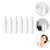 Storage Bottles 6Pcs Squeeze Type Bottle Simple Cosmetics Empty Shampoo White