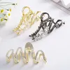 Fashion Geometric Metal Hair Claw Clips Flowers Women Vintage Hair Clamps Crab Headband Hairpin Girls Hair Accessories Headwear