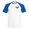 Camisetas masculinas de verão Rafael Nadal Tennis Player masculino Camiseta de algodão curta de algodão de alta qualidade Men.