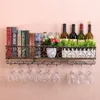 Racks à vin de table Mur Murd Iron Rack Bottle Champagne Glass Steptrs Bar Home Party Party et Strong durable Design Unique Design Decor 230812