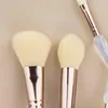 Points de maquillage Brushes White Crystal Set Face Powder Blusher fard à paupières Maquillage Mélanger Brusser cosmétique Brosse professionnelle outils