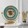 Tabel klokken moderne woonkamer luxe Noordse bureaublad bedbed creatief retro orologio casa kantoor decoratie qf50tc