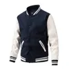 Wholesale Custom Designer Casual Baseball Jacket Letterman Coat Cotton Unisex Varsity Jackets