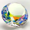 Objetos decorativos Figuras 3080mm AB colorido K9 Crystal Diamond Paperweight Rainbow Maker Prism Diamonds Diamonds Wedding Home Desktop Decoration 230812