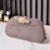 Evening Bags 2023 New Qipao Bag Celebrity Dinner Mouth Gold Bag Fashion Rhinestone Bag Chaozhoustylishhandbagsstore