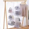 Storage Bags Sorting Bag Dust Cover Wardrobe Transparent HandBag Shelf Home Dormitory Hanging Closet Organizer