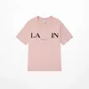 Mens T Shirt Designer Luxury Classic Chest Letter Tryckt och kvinnors topp Summer Breattable High Fashion Tshirt 555