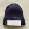 CP Company Hat Dwie obiektyw okulary gogle czapki mężczyźni dzianiny czapki czapki czapki na zewnątrz CP Companys Woman Uniesex zima czapka czarna szara maska ​​cp hat gorros 4663