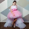 Girl Dresses Sleeveless Birthday Christmas Tulle Girls Pageant Flower Kids Formal Wear Wedding Party Events Ball Gown